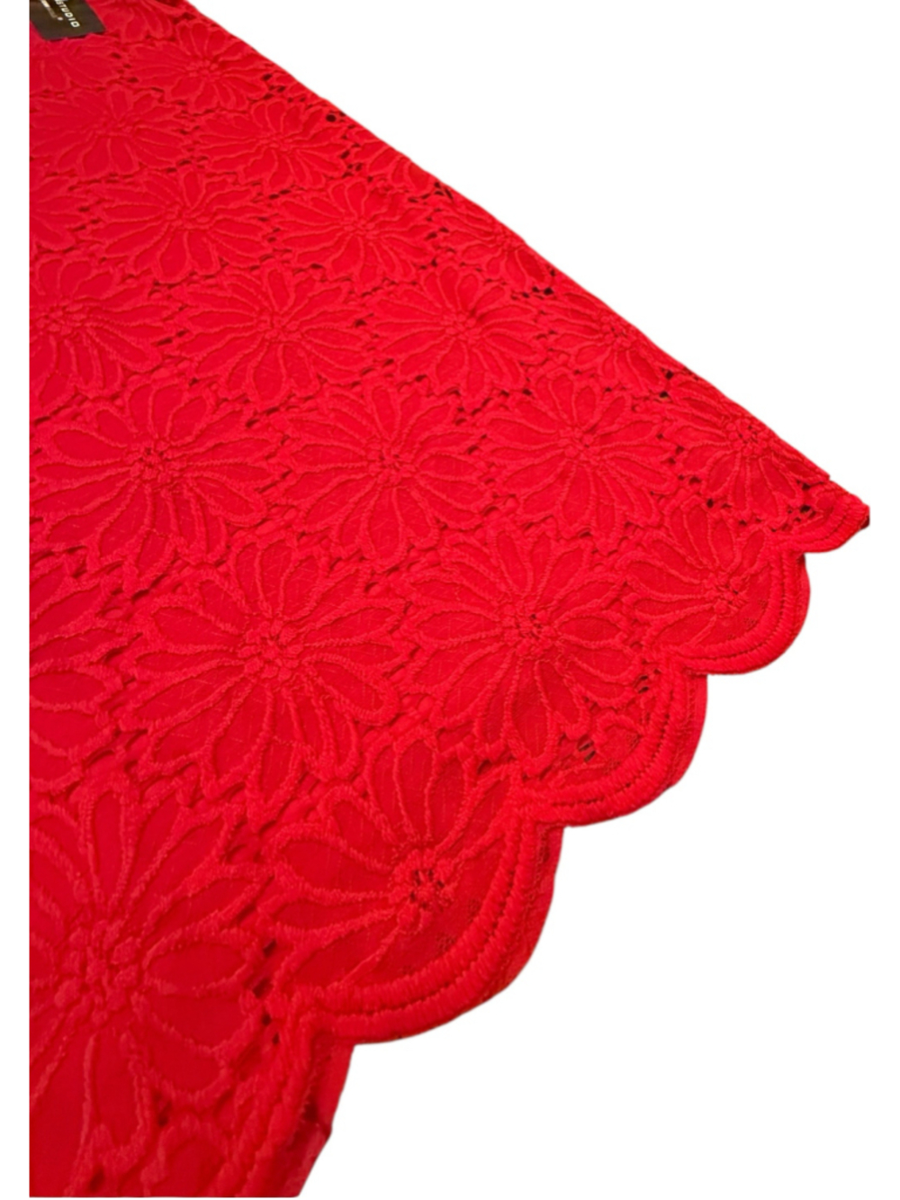 RN Studio Red Floral Lace Sleeveless Cocktail Dress Plus Size 18 NWT - Picture 4 of 12